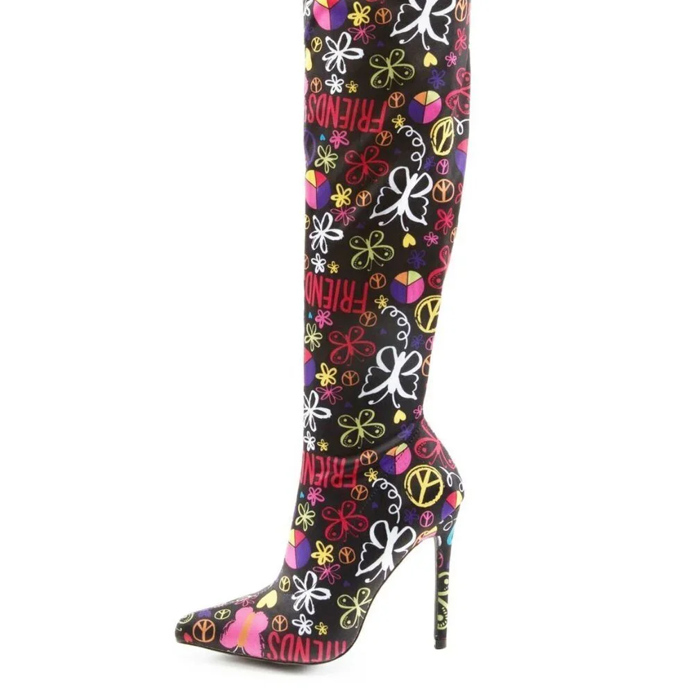 MEMORIES OF SOFIA THIGH HIGH HEEL BOOT ( BRAND NEW !!! )